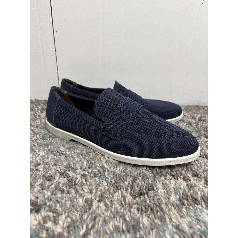 Tommy Bahama Shoes Womens 9.5 Bay Penny Loafers Boat Nautical Coastal Navy - Picture 2 of 11